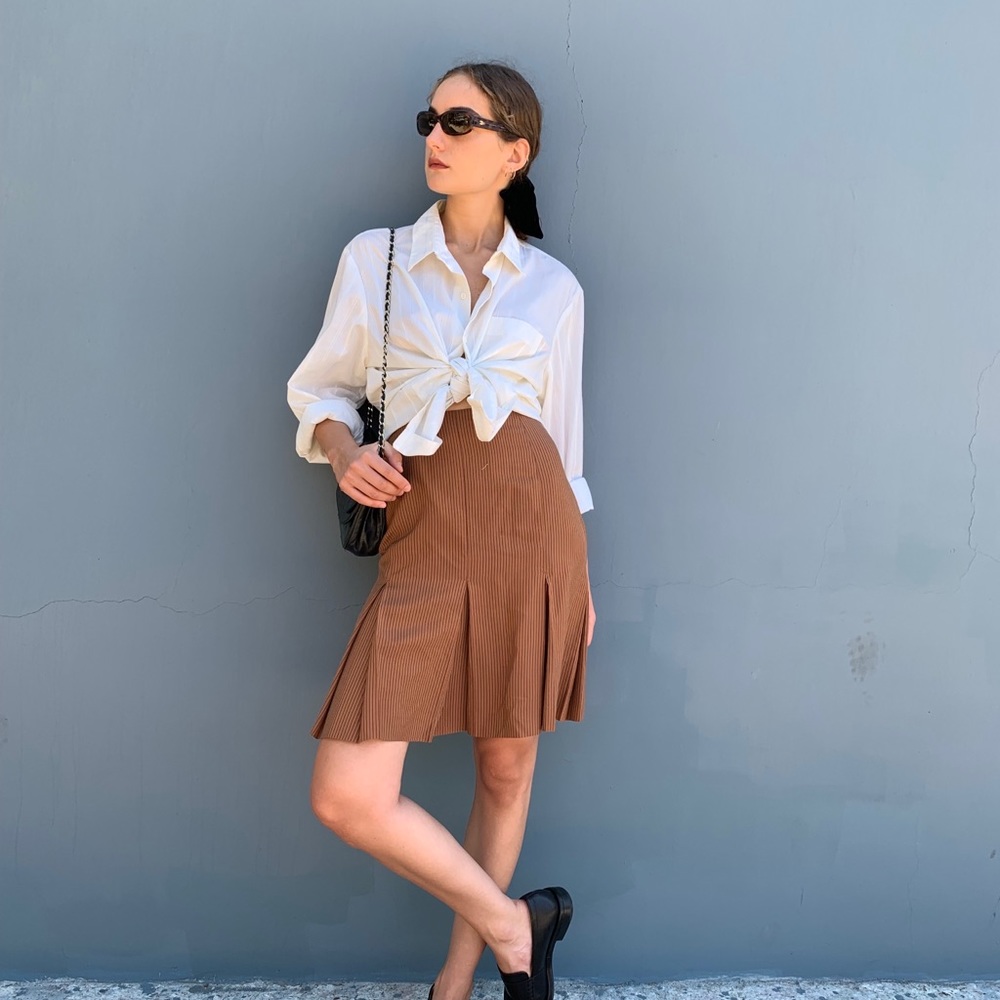 #jeanpaulgaultier plisse skirt
